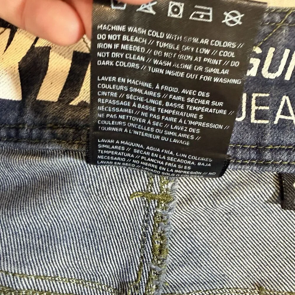 Viktos Gunfighter Jeans Mens 40x32 Blue Tactical Denim Cordura Gusseted PICS